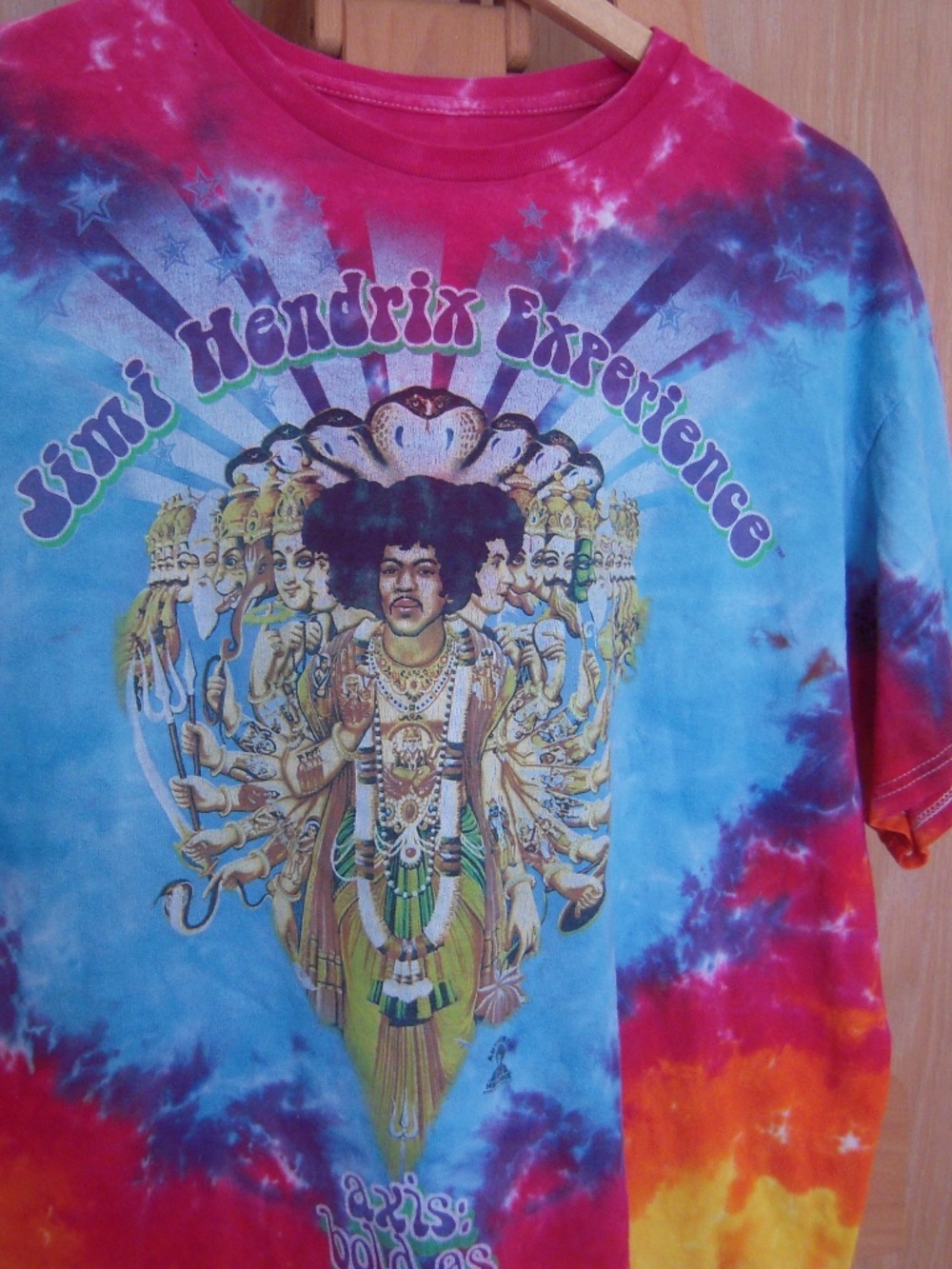 Liquid Blue Jimi Hendrix tie dye t-shirt.